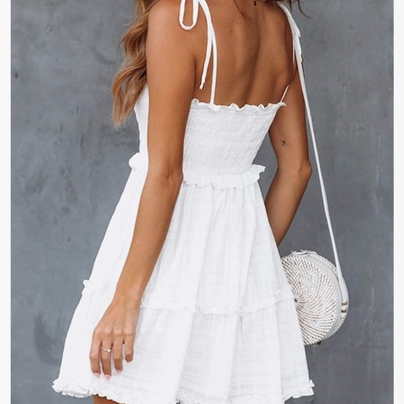 Like New | Smock Dress White Size Small - Picture 6 of 6